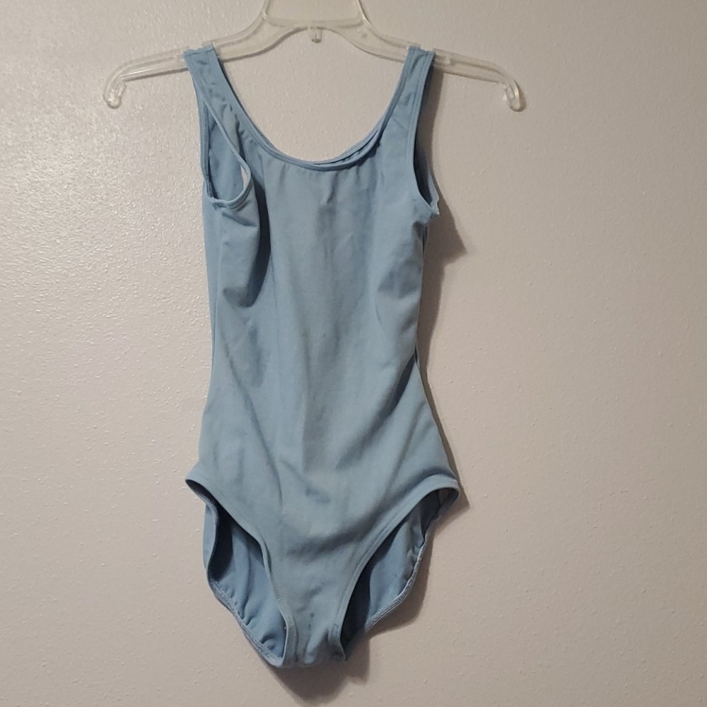 Light blue dance leotard